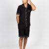 je dors mens collection in black for the short set pjs